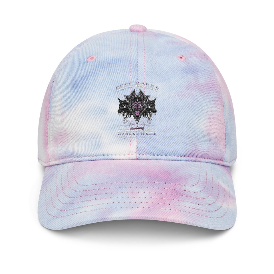 Cerberus Hell Hound Streetwear - Dark Aesthetic Tie-Dye Hat
