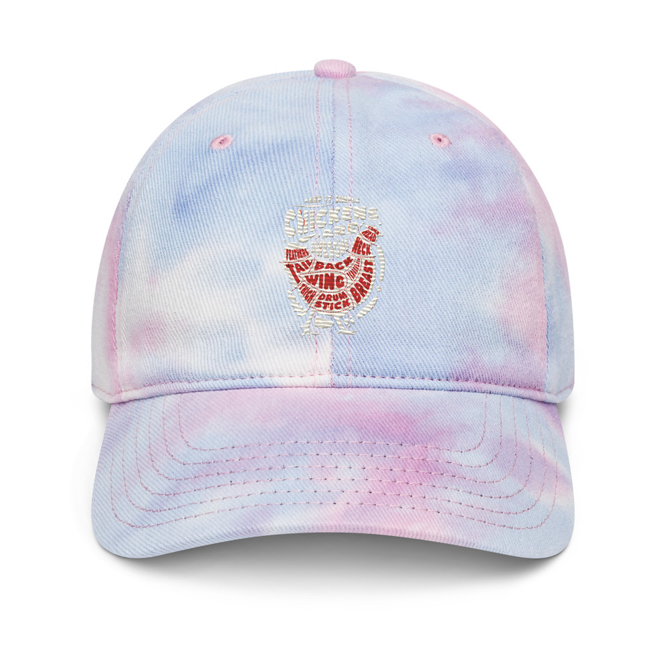 Chickens Are Awesome - Butcher Cuts Tie-Dye Hat