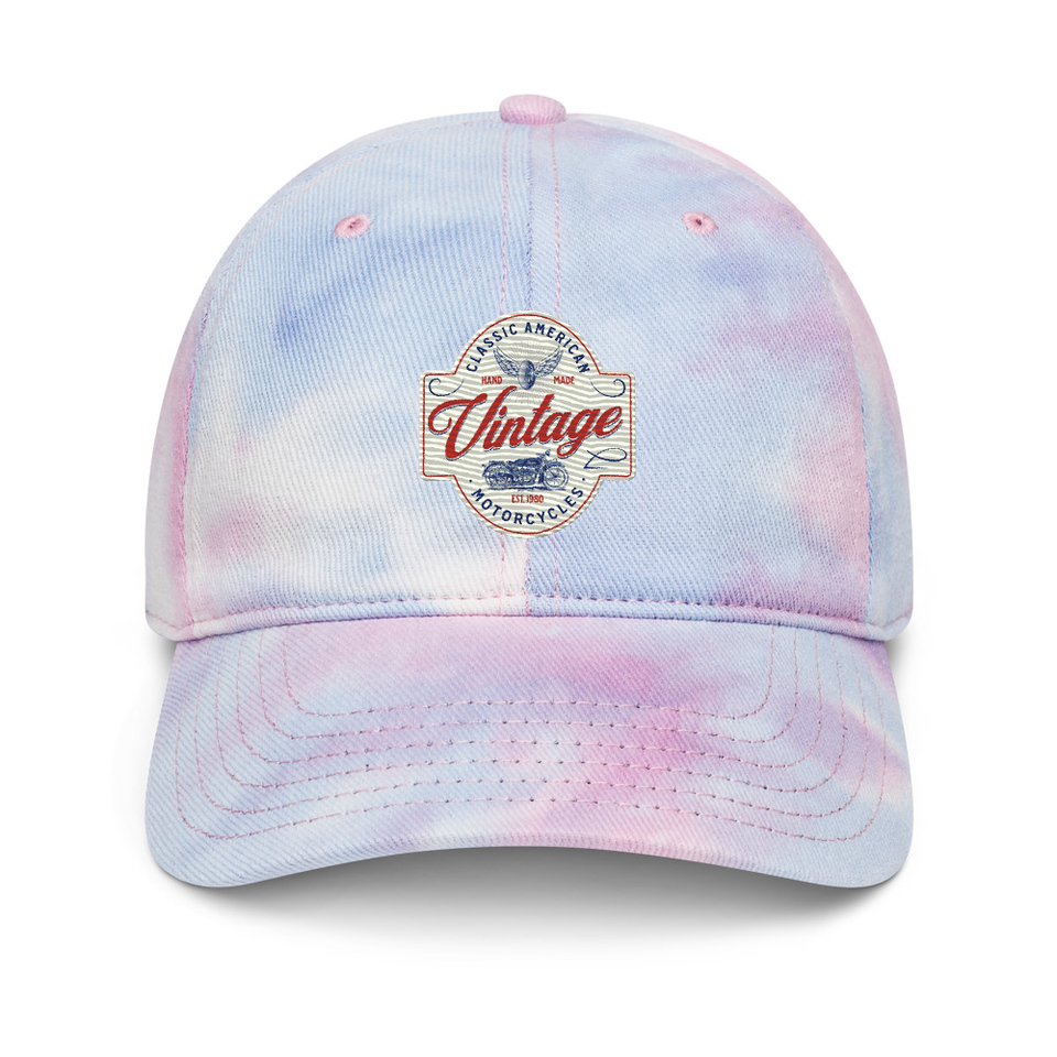Classic American Motorcyles - Vintage Tie-Dye Hat