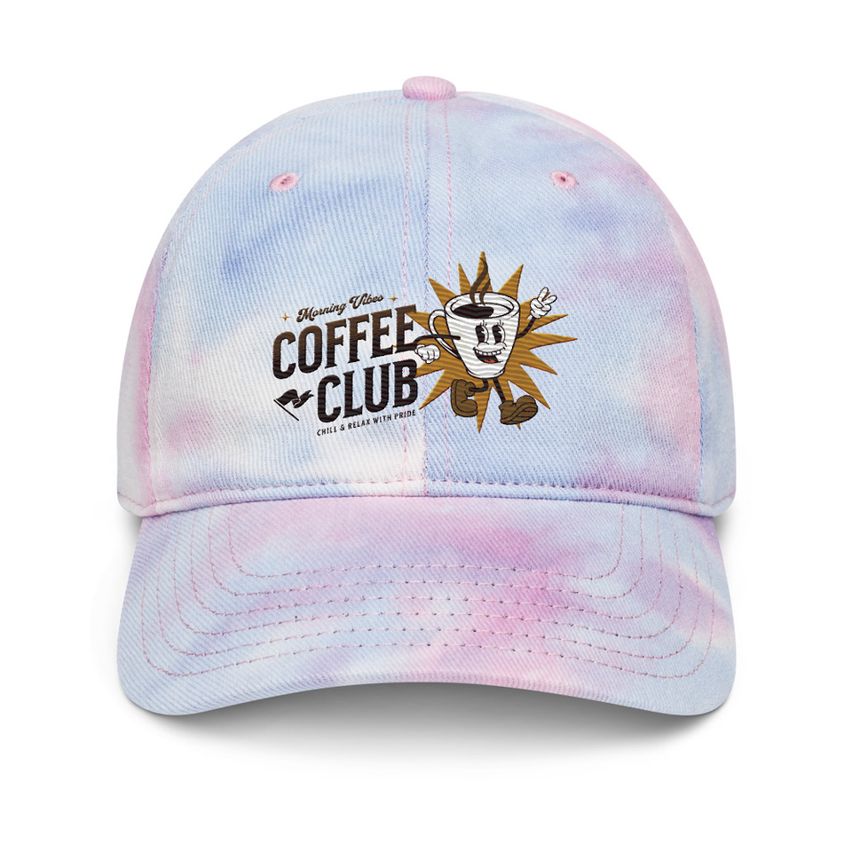 Coffee Club Tie-Dye Hat
