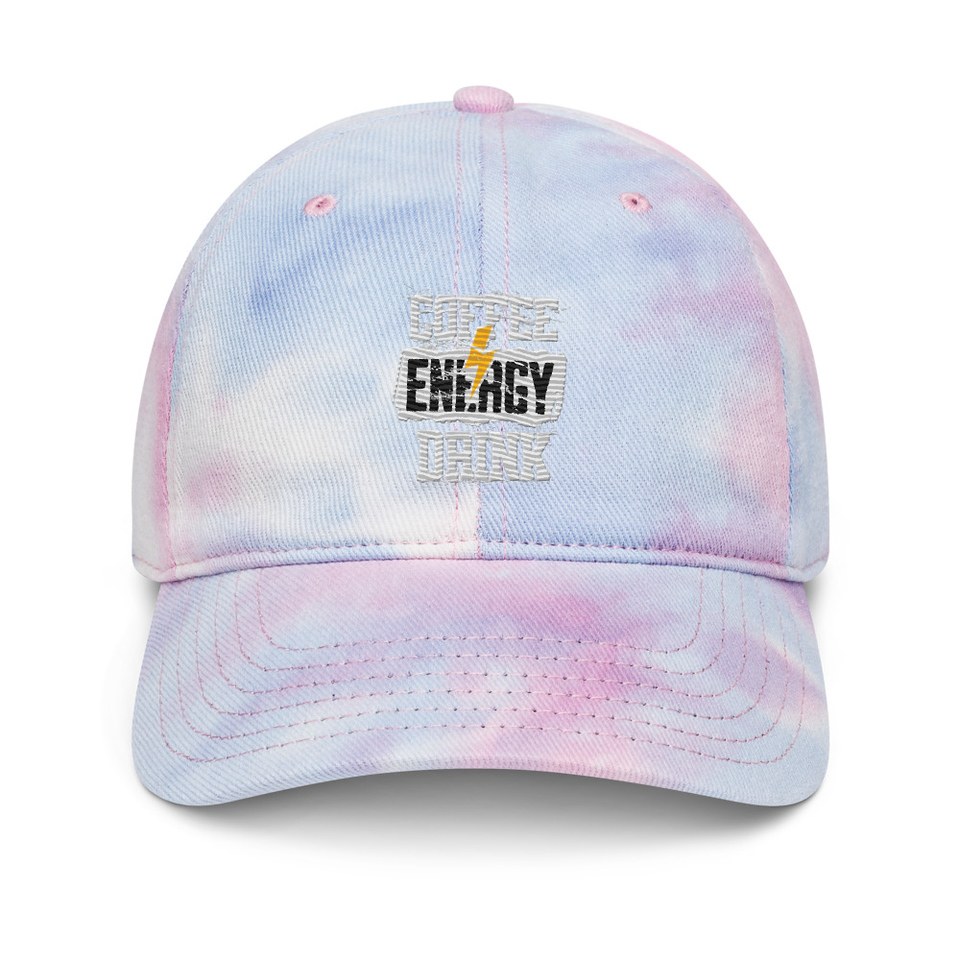 Coffee Energy Drink - Grunge Bolt Tie-Dye Hat