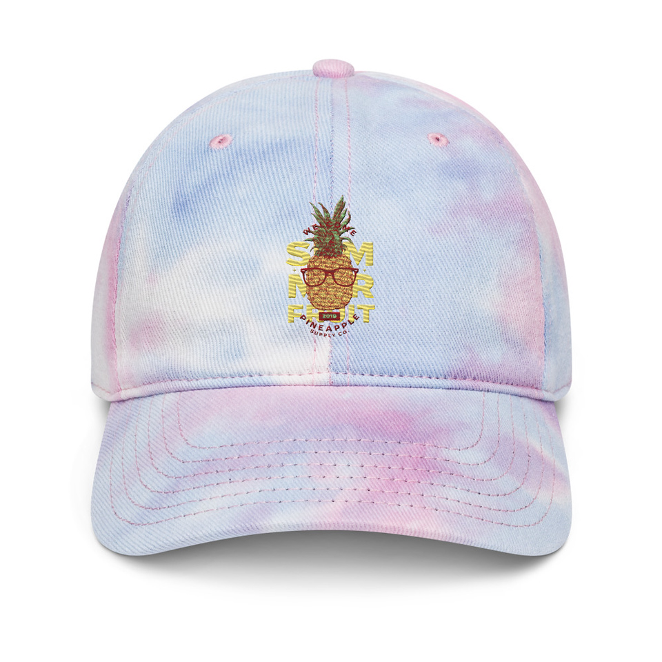 Cool Pineapple - Tropical Fruit Tie-Dye Hat
