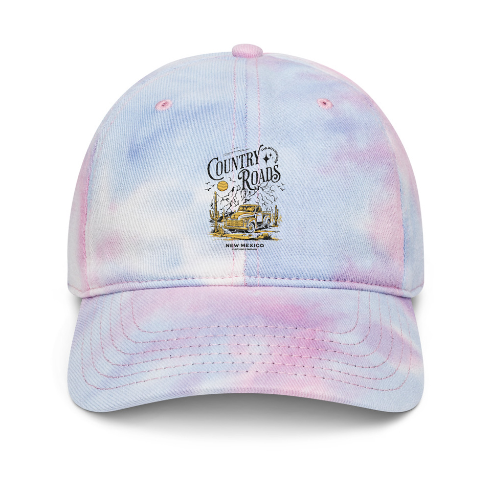 Country Roads - Wild West Tie-Dye Hat