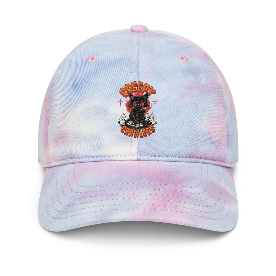 Creepy Crawlers Halloween Tie-Dye Hat