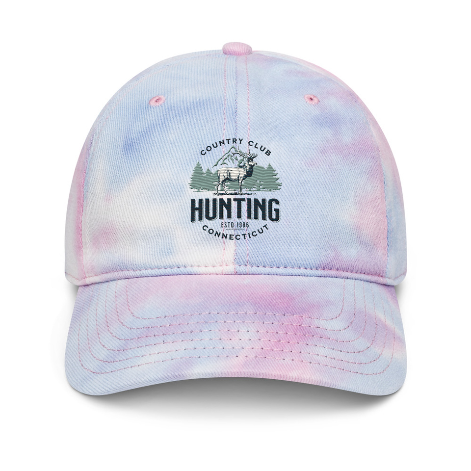 Deer Hunting Country Club  Tie-Dye Hat
