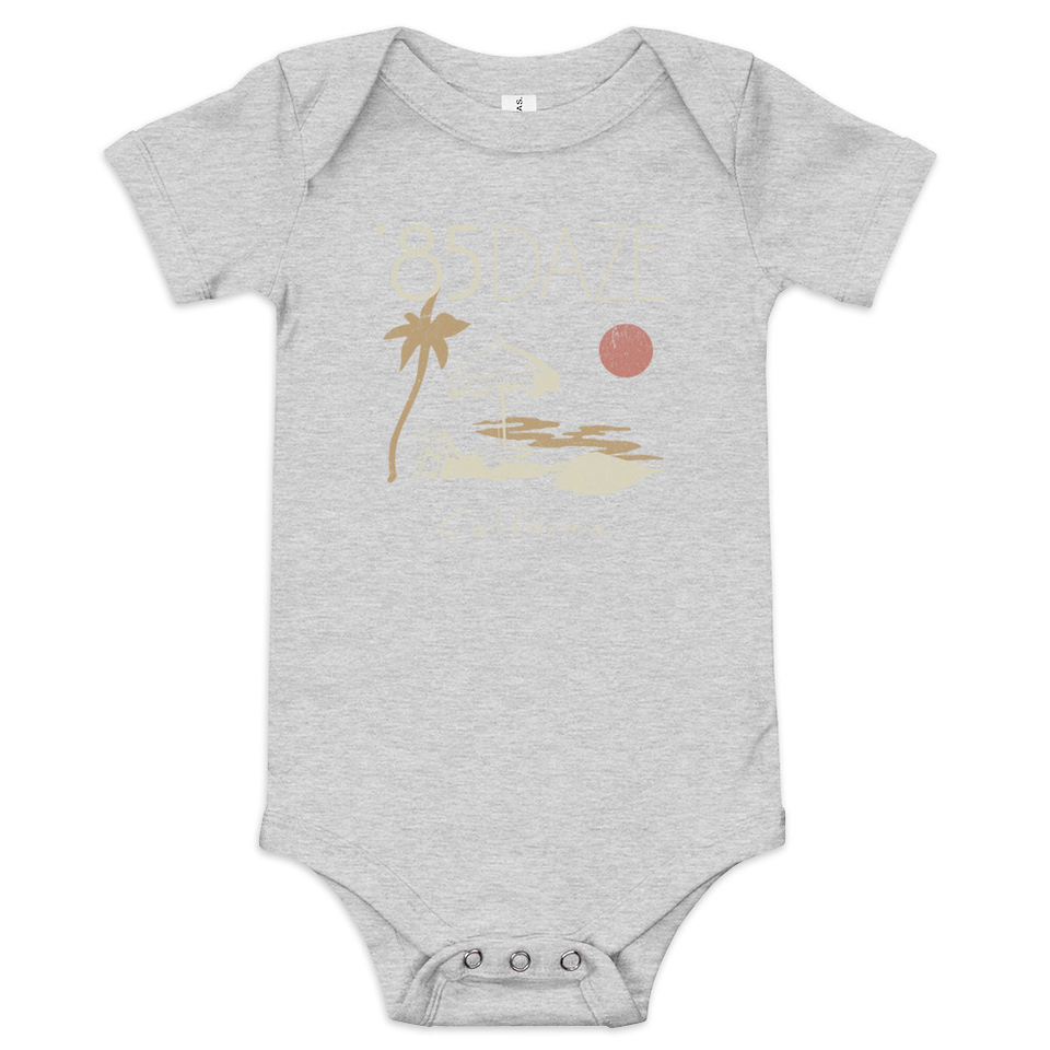 '85 Daze California Baby Short Sleeve One Piece