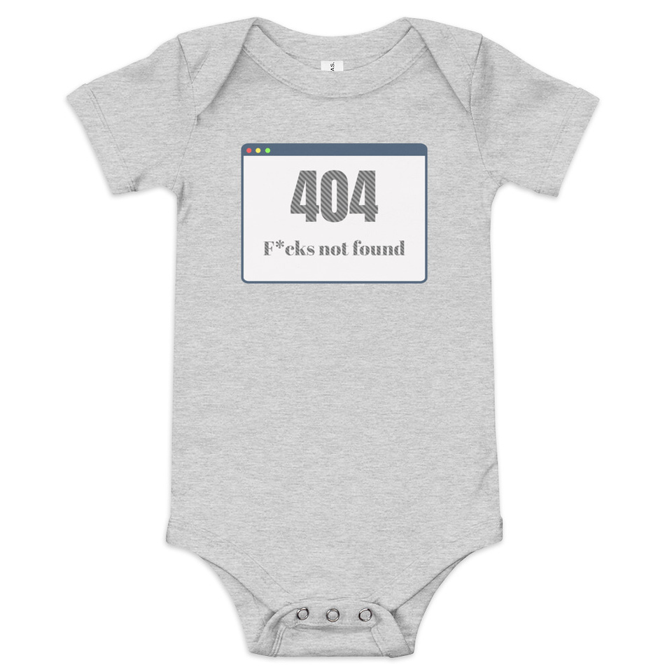404 Baby Short Sleeve One Piece