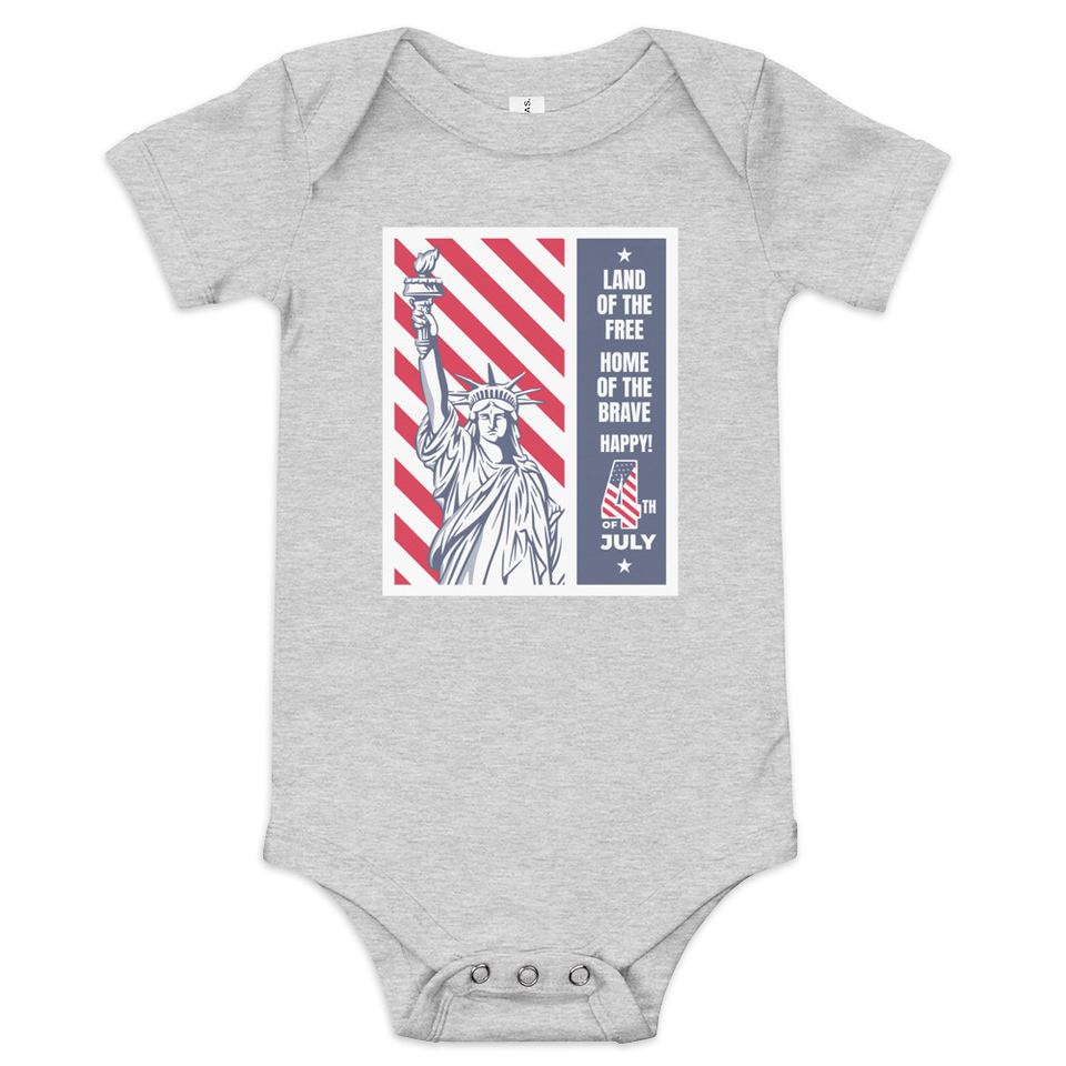 4th of July Baby Short Sleeve One Piece