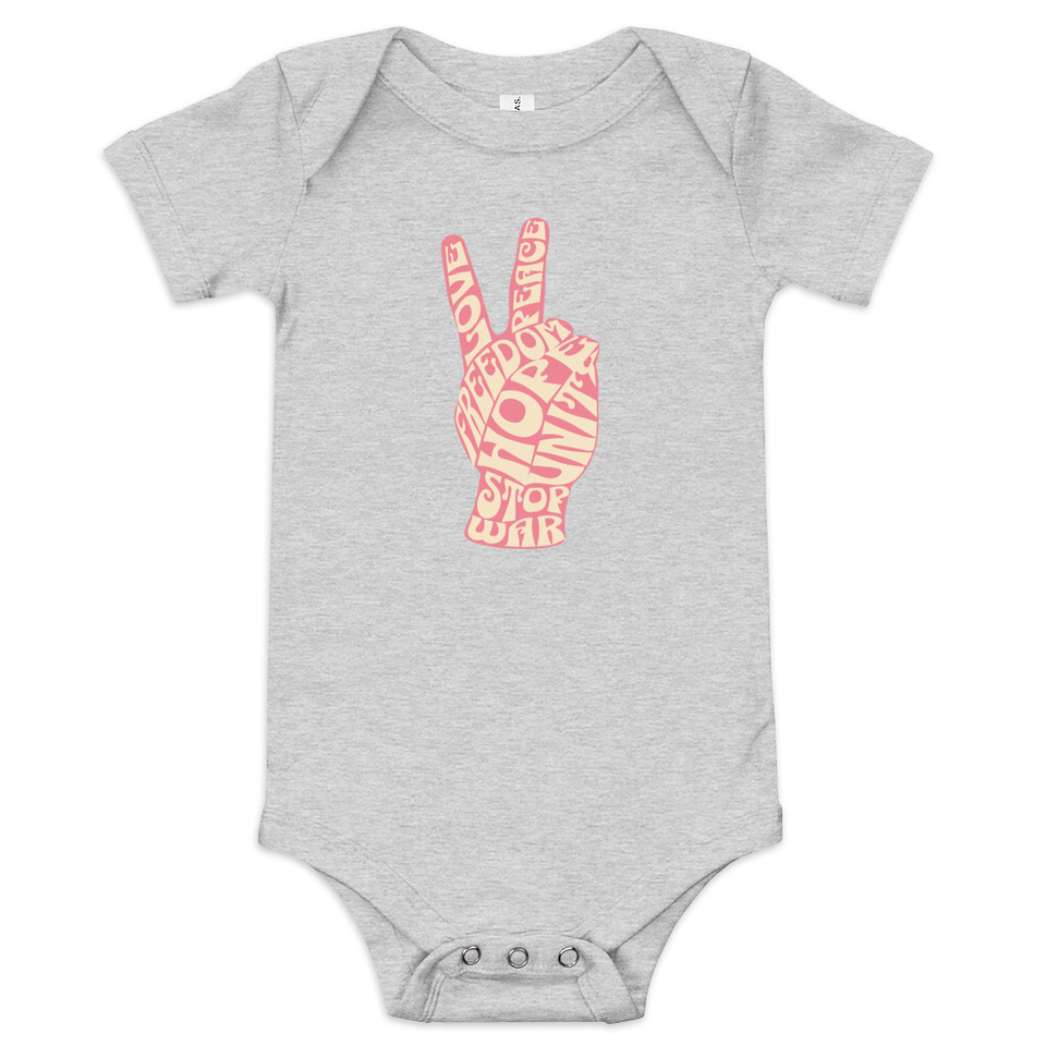 60s challenge Baby Short Sleeve One Piece