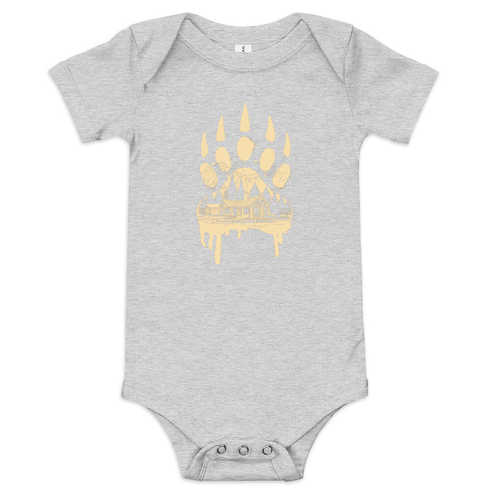 A Beary Good Home Baby Short Sleeve One Piece