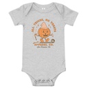 All Tricks No Treats - Pumpkin Mascot Baby Short Sleeve One Piece