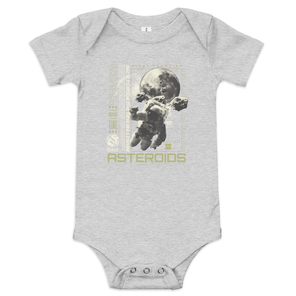 Asteroids Baby Short Sleeve One Piece