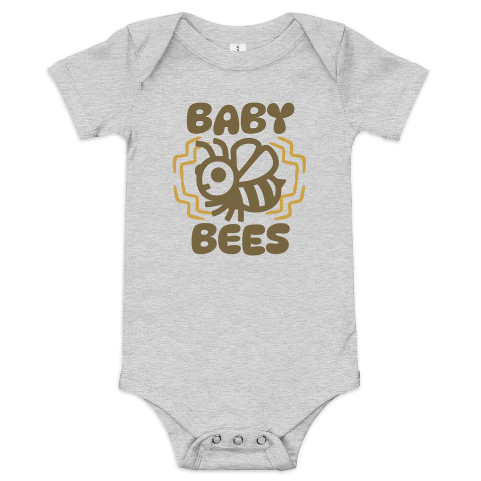Baby Bees - Cute Insect Baby Short Sleeve One Piece