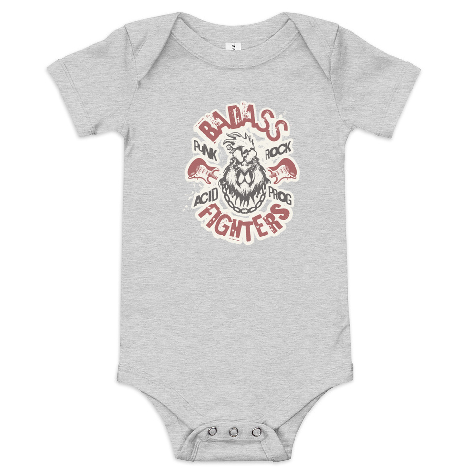Badass Fighters Baby Short Sleeve One Piece