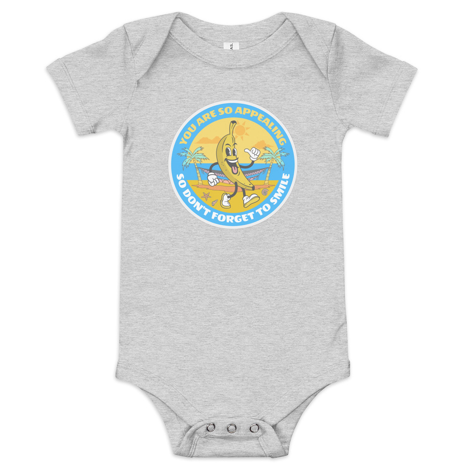 Banana project _-) Baby Short Sleeve One Piece
