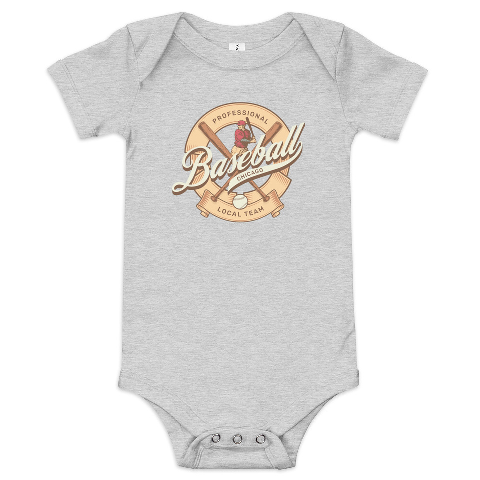 Baseball Team - College Sports Baby Short Sleeve One Piece