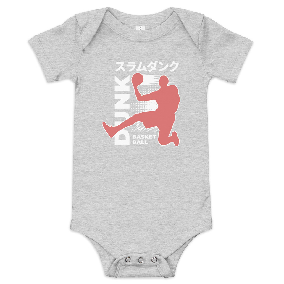 Basketball Dunk Baby Short Sleeve One Piece