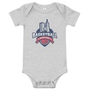 Basketball Sports Logo Baby Short Sleeve One Piece