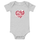 Be my Valentine - Love Heart Baby Short Sleeve One Piece