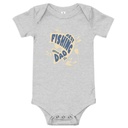 Best Fishing Dad - Typography Baby Short Sleeve One Piece