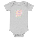Best Mom Ever - Retro Typography Baby Short Sleeve One Piece