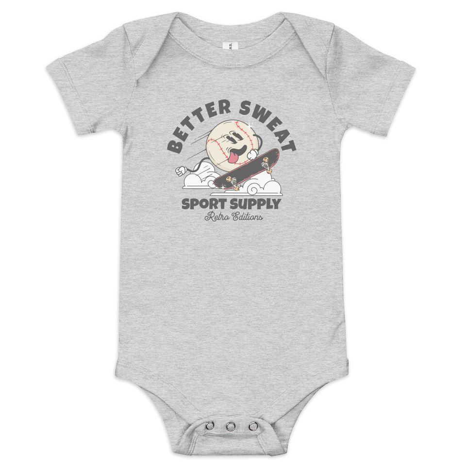 Better Sweat Sport Supply Baby Short Sleeve One Piece