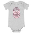 Bingo Queen - Retro Crown Baby Short Sleeve One Piece