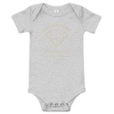 Black Diamonds - Elegant Baby Short Sleeve One Piece