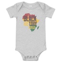 Black History - Heritage Map Baby Short Sleeve One Piece