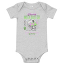 Blessing With Suffer Baby Short Sleeve One Piece