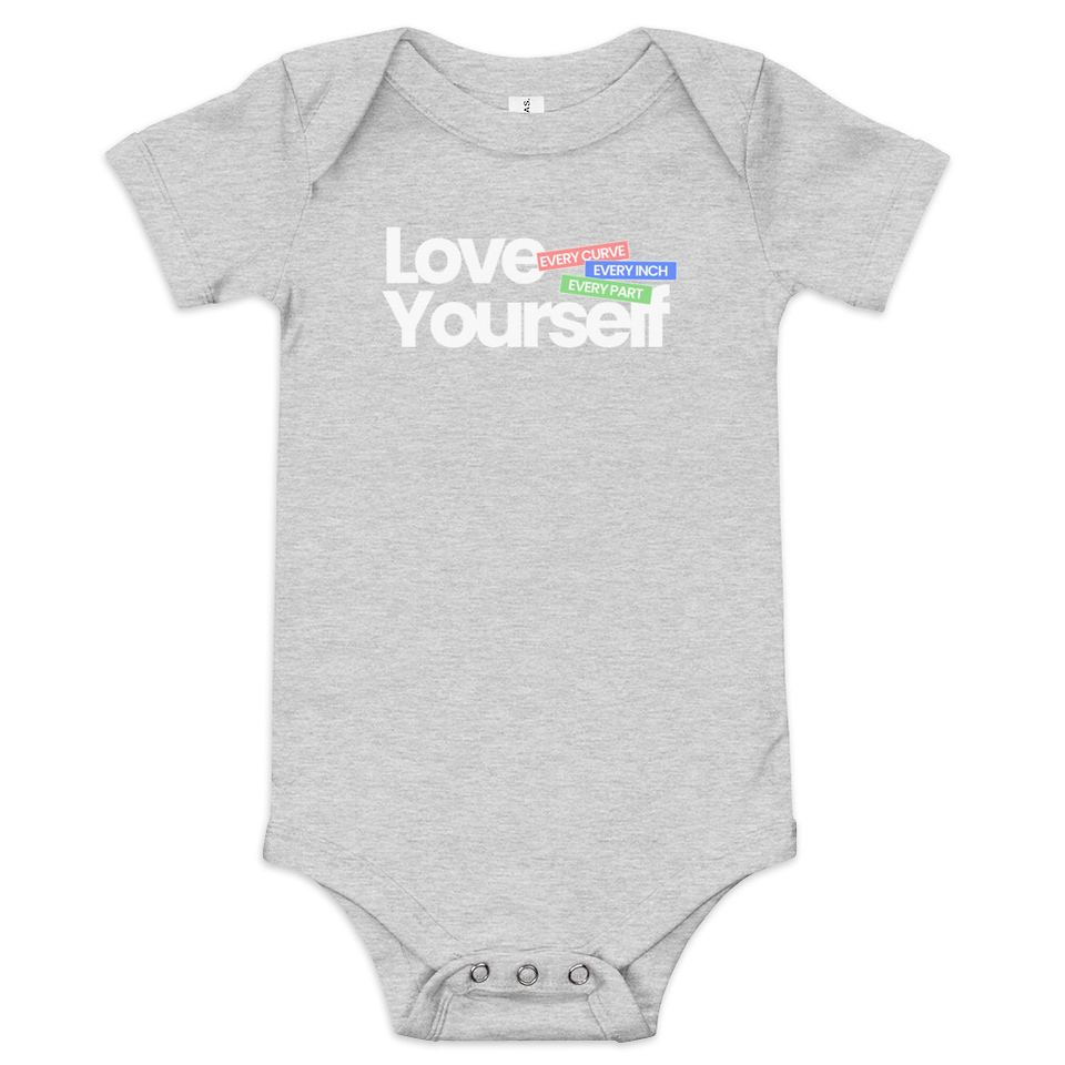 Body Positivity Baby Short Sleeve One Piece