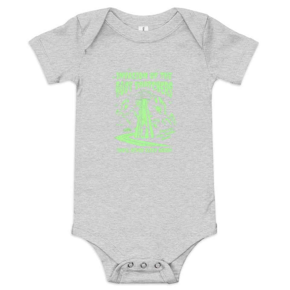 Body Snatchers - UFO Invasion Baby Short Sleeve One Piece