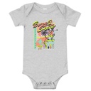 Born 2 Skate - Retro Skeleton Baby Short Sleeve One Piece
