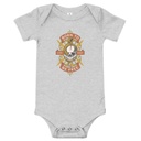 Born To Be Free - Skull Baby Short Sleeve One Piece