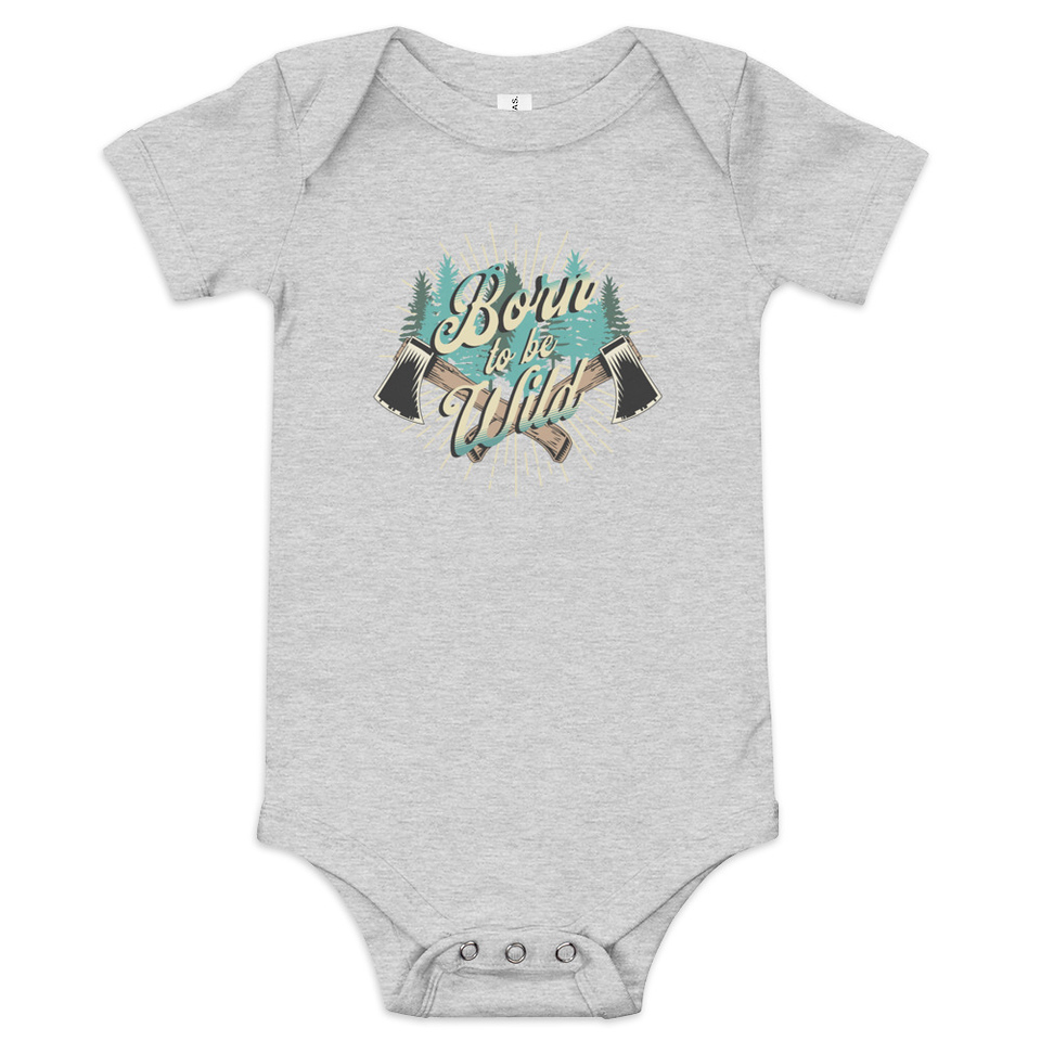 Born to be Wild (2) Baby Short Sleeve One Piece