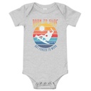 Born to Surf - But Forced to Work Baby Short Sleeve One Piece