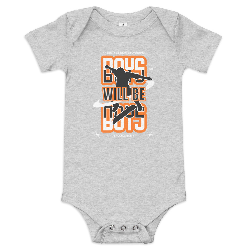 Boys will be boys Baby Short Sleeve One Piece