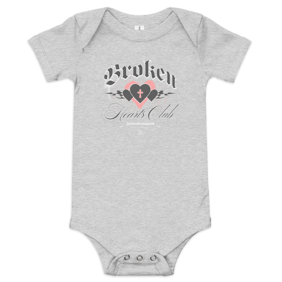 Broken Hearts Club Baby Short Sleeve One Piece