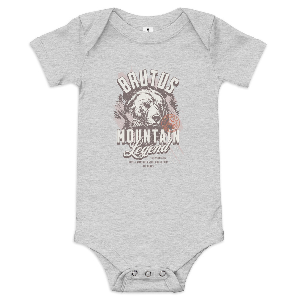 Brutus Mountain Legend Baby Short Sleeve One Piece