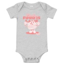 Burger Mascot Baby Short Sleeve One Piece