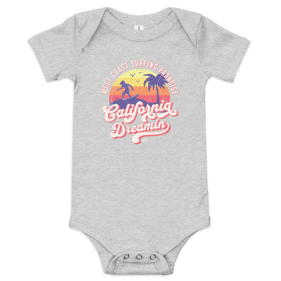 California Dreamin - Beach & Surf Baby Short Sleeve One Piece