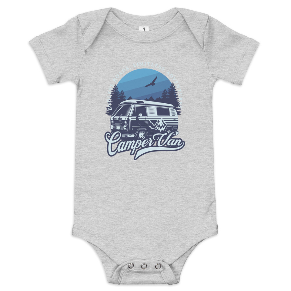 Campervan Baby Short Sleeve One Piece