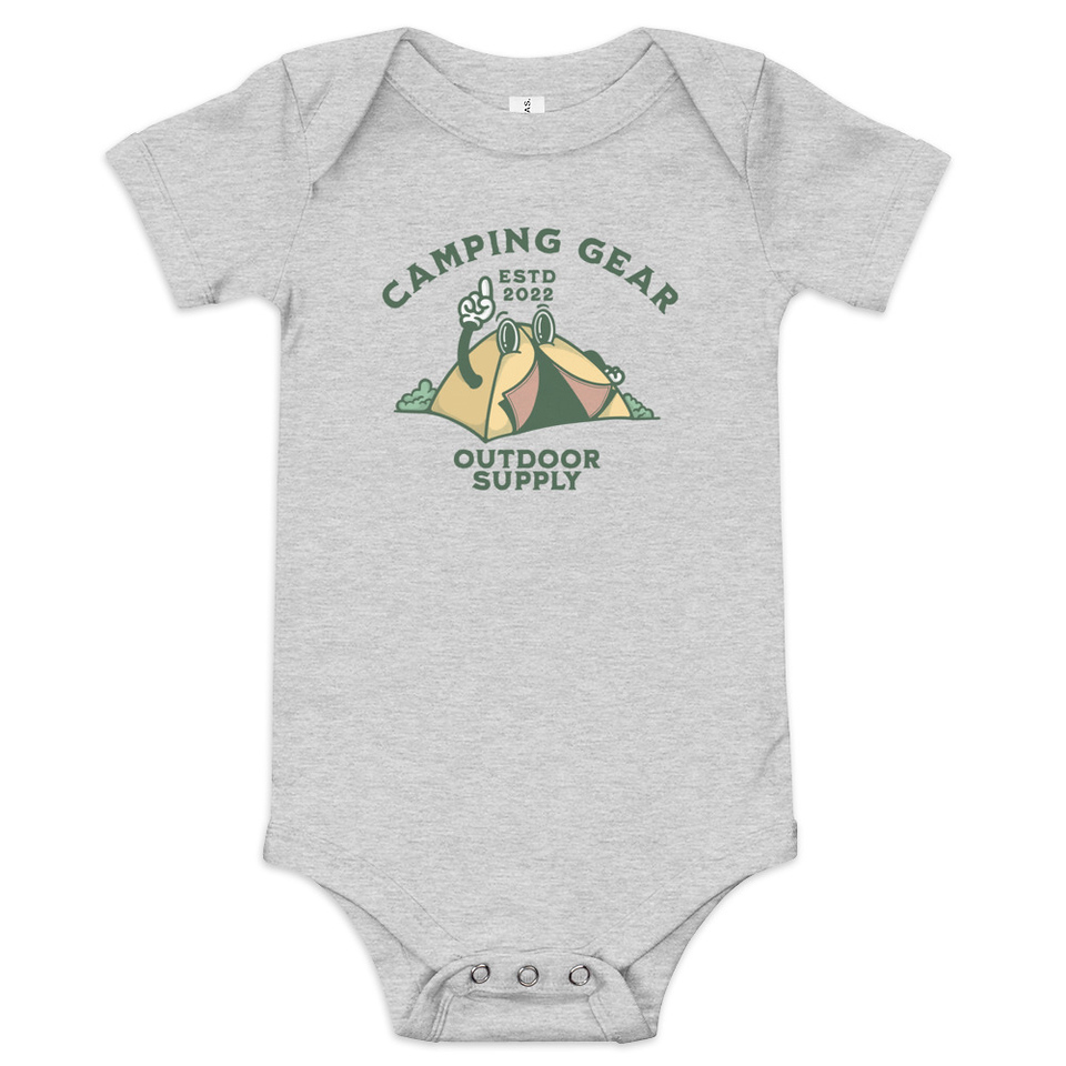 Camping Gear Baby Short Sleeve One Piece