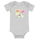Candy Hearts - Valentine's Day Baby Short Sleeve One Piece