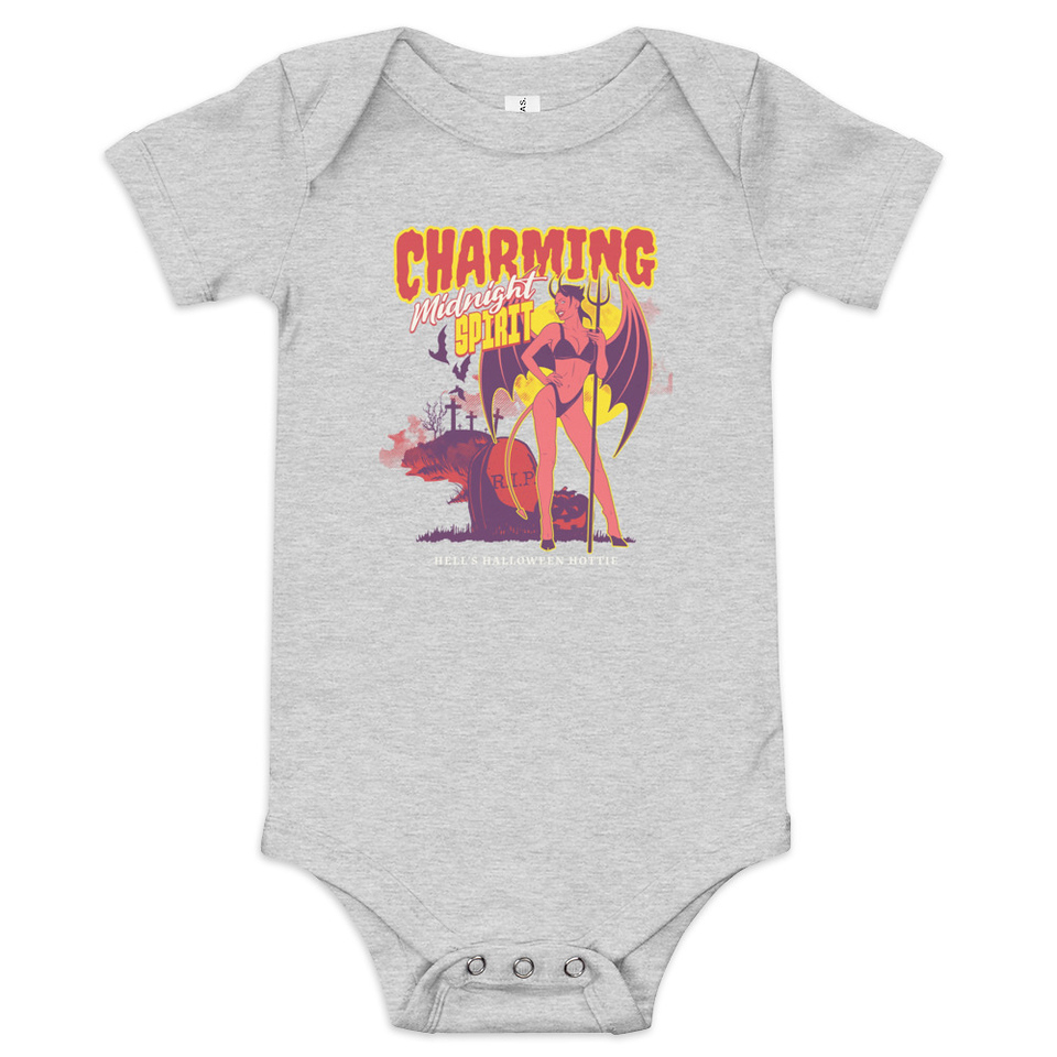 Charming Midnight Baby Short Sleeve One Piece