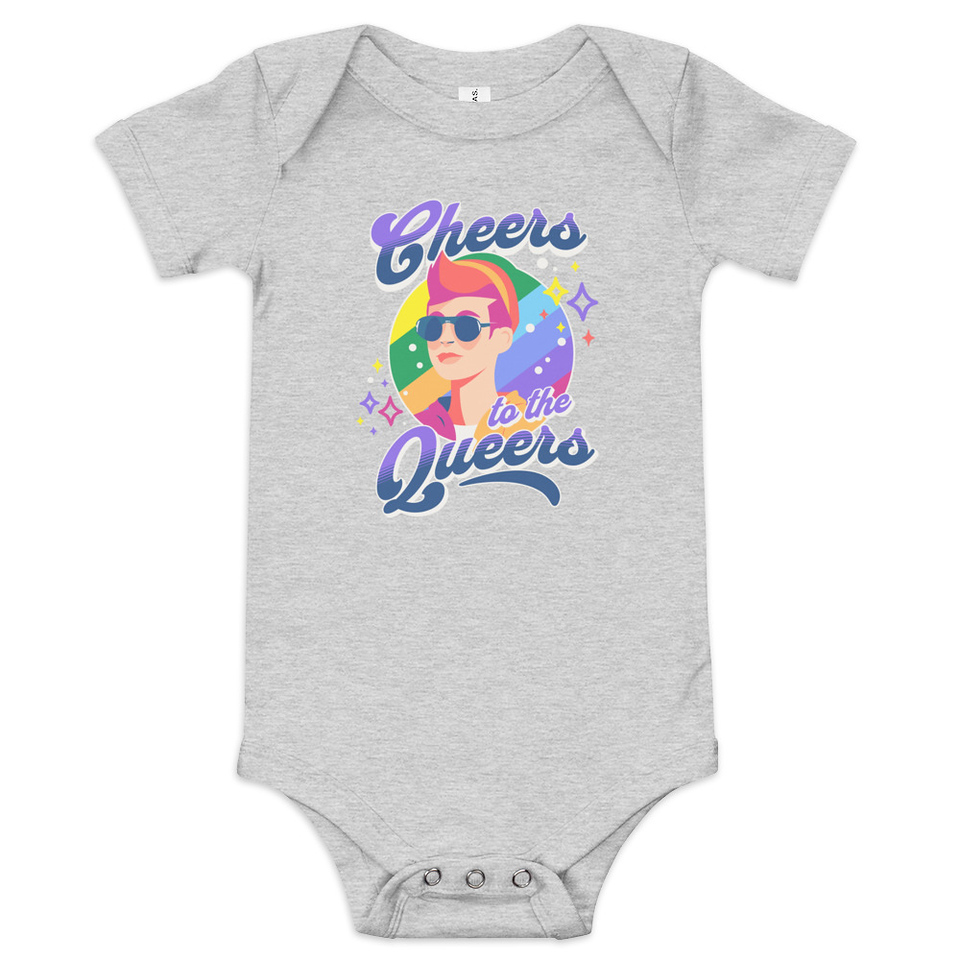 Cheers to the Queers Baby Short Sleeve One Piece