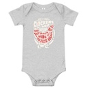 Chickens Are Awesome - Butcher Cuts Baby Short Sleeve One Piece