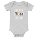 Coffee Energy Drink - Grunge Bolt Baby Short Sleeve One Piece