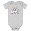 Cool Teacher Vibes Baby Short Sleeve One Piece