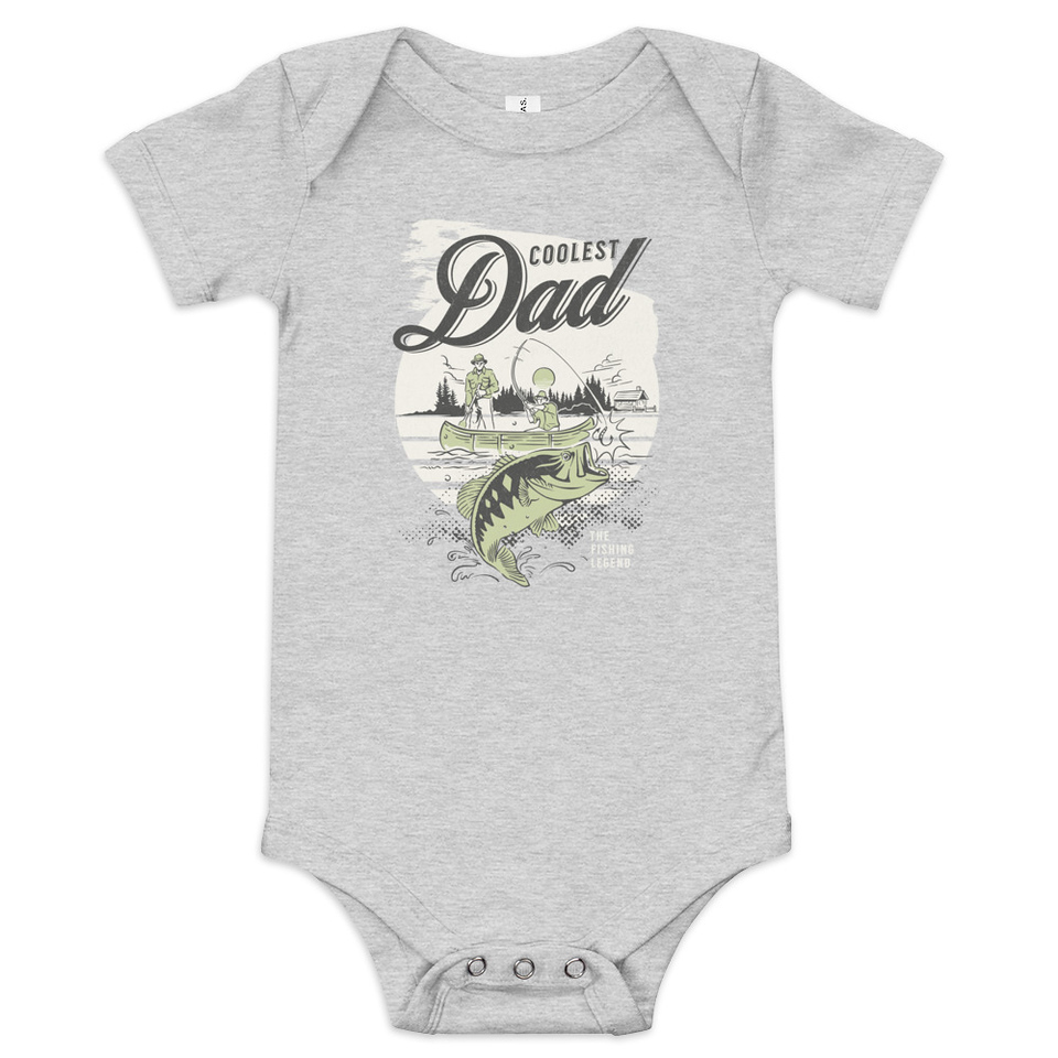 Coolest Dad Baby Short Sleeve One Piece